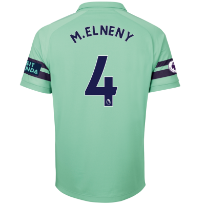 18-19 Arsenal Mohamed Elneny 4 Third Soccer Jersey Shirt