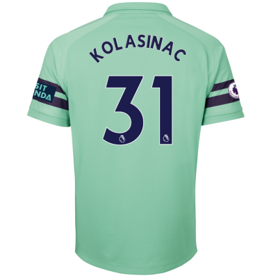 18-19 Arsenal Sead Kolasinac 31 Third Soccer Jersey Shirt