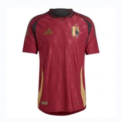 Player Version 2024 Euro Cup Belgium Home Soccer Jersey Shirt