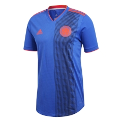 Match Version Colombia 2018 World Cup Away Soccer Jersey Shirt