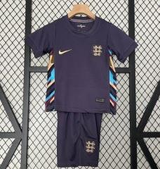 Children 2024 Euro Cup England Away Soccer Kits