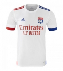 21-22 Olympique Lyonnais Home Soccer Jersey Shirt