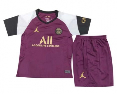 Children 20-21 PSG Third Away Soccer Uniforms