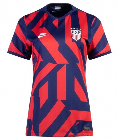 Four Stars Women 2021 USA Away Soccer Jersey Shirt