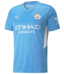 21-22 Manchester City Home Soccer Jersey Shirt