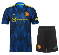 21-22 Manchester United Third Soccer Uniforms