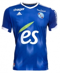 21-22 Strasbourg Home Soccer Jersey Shirt