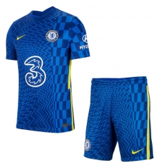 21-22 Chelsea Home Soccer Uniforms