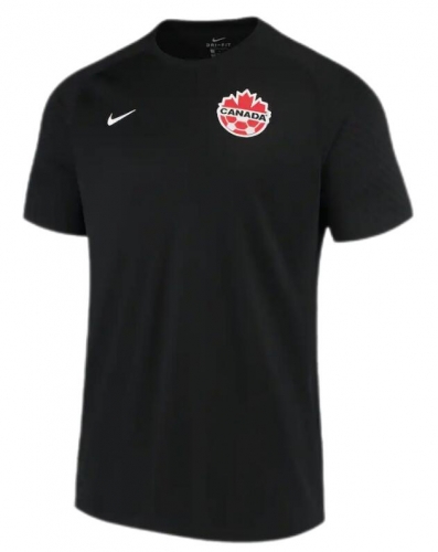 2021 Canada Third Black Soccer Jersey Shirt