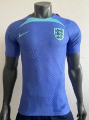 Player Version Shirt 2022 England Kit Blue Training Shirt