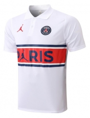 21-22 PSG White Polo Shirt