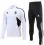 22-23 Real Madrid White Training Sweatshirt and Pants