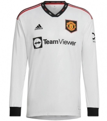 Long Sleeve Shirt 22-23 Manchester United Away Soccer Jersey