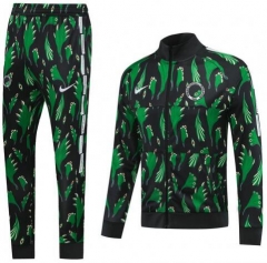 2020 Nigeria Green Tracksuits Jacket and Pants