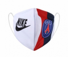 PSG White Football Mask