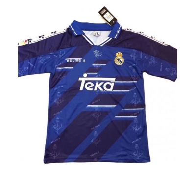 Real Madrid 1994-96 Away Retro Soccer Jersey Shirt