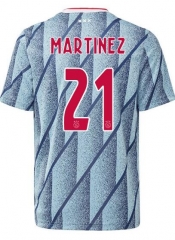 Lisandro Martinez 21 Ajax 20-21 Away Soccer Jersey Shirt