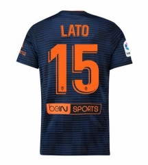 18-19 Valencia LATO 15 Away Soccer Jersey Shirt