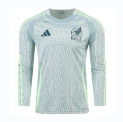 Long Sleeve 2024 Copa America Mexico Away Soccer Jersey Shirt
