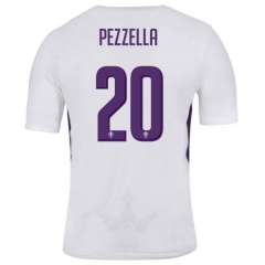 18-19 Fiorentina PEZZELLA 20 Away Soccer Jersey Shirt