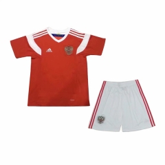 Russia 2018 FIFA World Cup Home Children Soccer Kit Shirt And Shorts