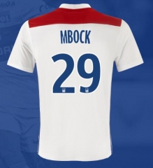 18-19 Olympique Lyonnais MBOCK 29 Home Soccer Jersey Shirt