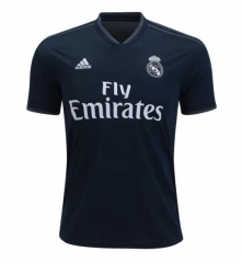 18-19 Real Madrid Away Black Soccer Jersey Shirt