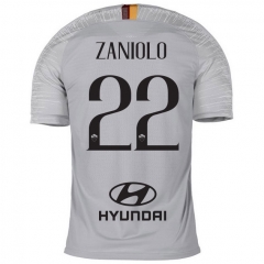 18-19 AS Roma ZANIOLO 22 Away Soccer Jersey Shirt