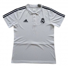 Real Madrid 2018 White Polo Shirt