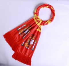 Spain 2018 World Cup Soccer Scarf Red