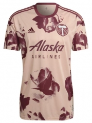 22-23 Portland Timbers Kit Heritage Rosa Away Soccer Jersey