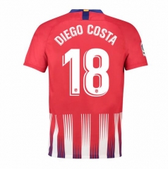 18-19 Atletico Madrid Diego Costa 18 Home Soccer Jersey Shirt