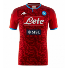 19-20 Napoli Red Goalkeeper Soccer Jersey Shirt