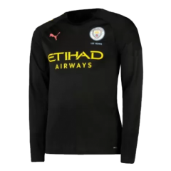 Long Sleeve 19-20 Manchester City Away Soccer Jersey Shirt