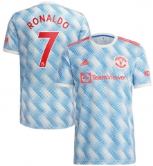 Ronaldo #7 21-22 Manchester United Away Soccer Jersey Shirt