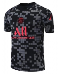 21-22 PSG Black Grey Training Shirt