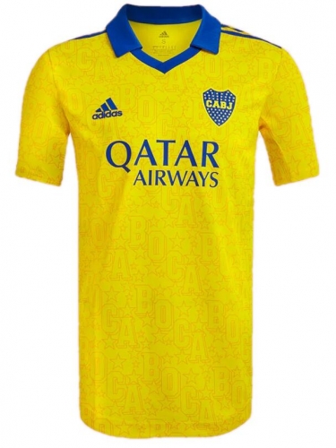 Player Version Shirt 22-23 Boca Juniors Kit Third Soccer Jersey