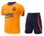 22-23 Barcelona Orange Training Shirt and Shorts