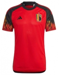 2022 World Cup Belgium Home Soccer Jersey Shirt