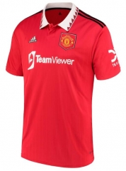 22-23 Manchester United Home Soccer Jersey Shirt