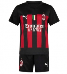 Children 22-23 AC Milan Home Soccer Uniforms