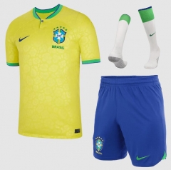 Brazil 2022 World Cup Home Soccer Full Kits
