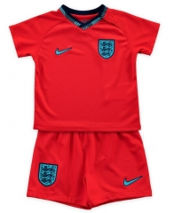 Children 2022 World Cup England Away Soccer Kits