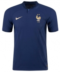 Player Version 2022 World Cup France Home Soccer Jersey Shirt