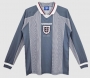 Retro Long Sleeve 1996 England Away Soccer Jersey Shirt