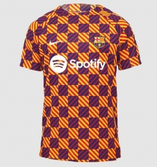 22-23 Barcelona Orange Pre-Match Training Shirt