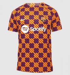 Player Version 22-23 Barcelona Orange Pre-Match Training Shirt