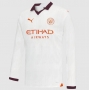 Long Sleeve 23-24 Manchester City Away Soccer Jersey Shirt