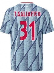 Nico Tagliafico 31 Ajax 20-21 Away Soccer Jersey Shirt