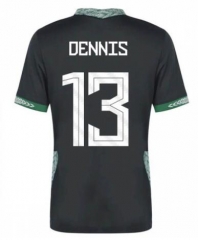 DENNIS 13 2020 Nigeria Away Soccer Jersey Shirt